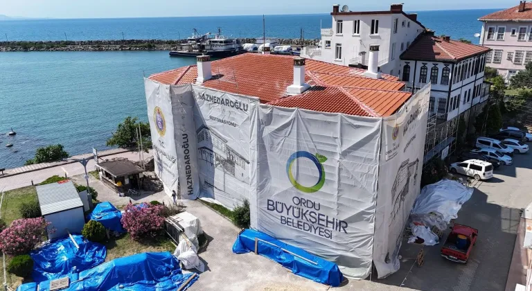 Haznedaroğlu Konağı'nda restorasyon tam gaz