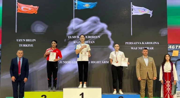 Helin Uzun, Bulgaristan’da Türkiye’ye gümüş madalya getirdi