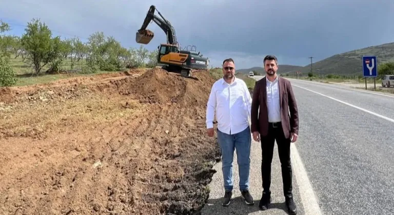 Isparta Fele Köyü bağlantı noktasında çalışmalar başladı