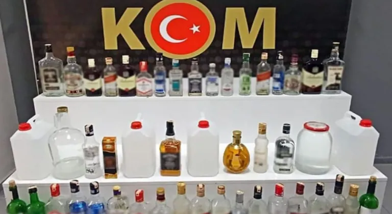 Isparta'da sahte içki operasyonu