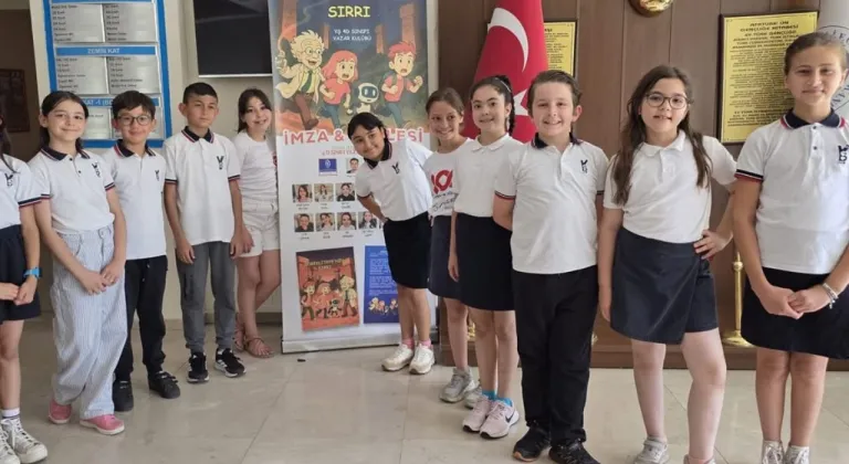Isparta'da Yılmaz Şener İlkokulu öğrencileri kalplerini ve kalemlerini Görkem Efe için kullandı