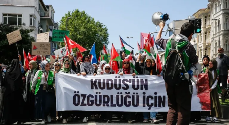 İstanbul, Filistin’in özgürlüğü için yürüdü