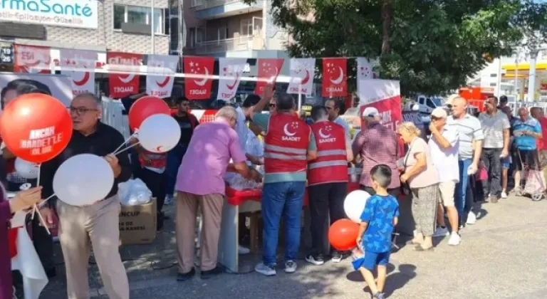 İzmir Buca’da Saadet Partisi 24. Yılını Vatandaşlarla Birlikte Kutladı

