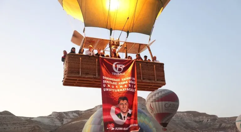 Kapadokya semalarında 15 Temmuz mesajı