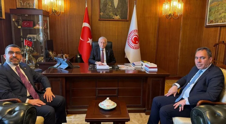 Kars Milletvekili Adem Çalkın ve Başkan Senger'den TBMM Başkanvekili Celal Adan’a ziyaret