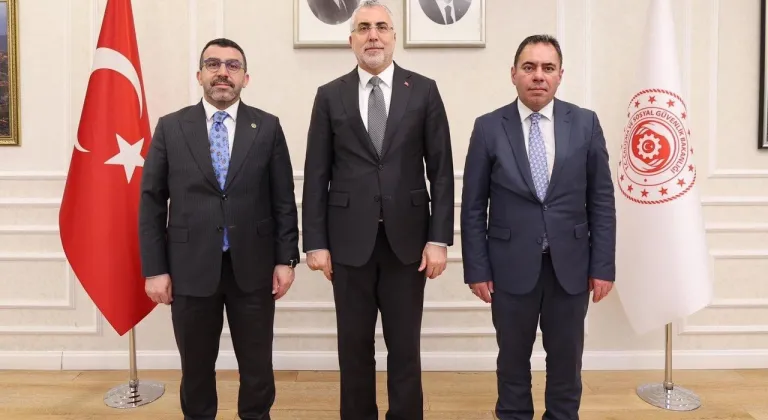 Kars Milletvekili Çalkın ve Başkan Senger, Bakan Işıkhan'ı ziyaret etti