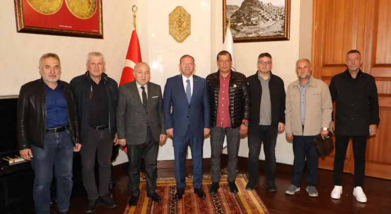 Kars Valisi Ziya Polat, Kocaeli Büyükşehir Belediyesi heyetini kabul etti