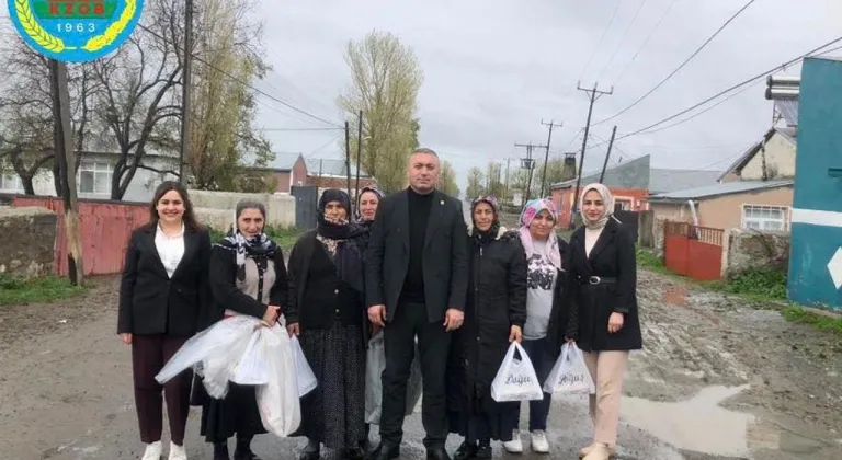 Kars Ziraat Odası Başkanı Özcan Müçük’ten çiftçilere anlamlı ziyaret