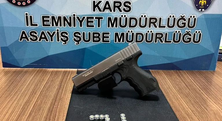 Kars'ta asayiş uygulamalarında silah ele geçirildi