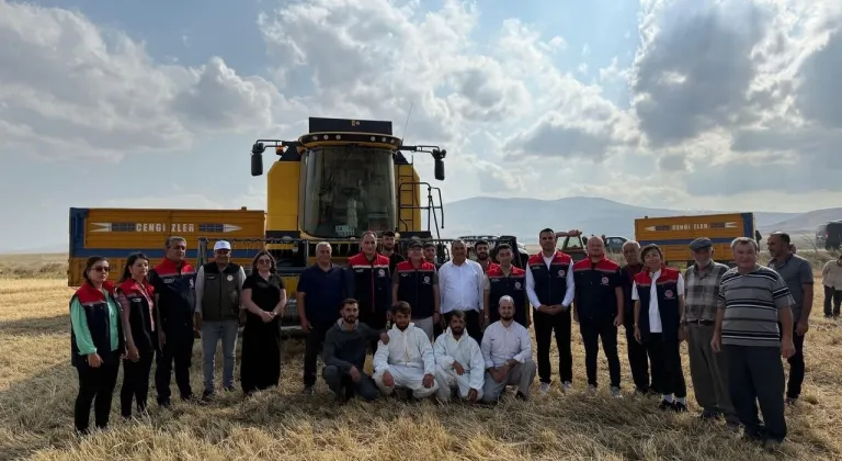Kars'ta hububat hasat sezonu dualarla başladı
