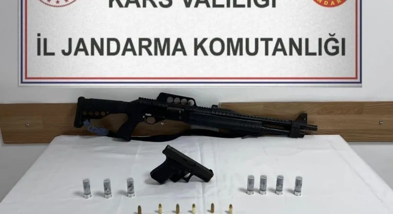 Kars’ta ruhsatsız silah operasyonu: 2 şahsa adli ve idari işlem yapıldı