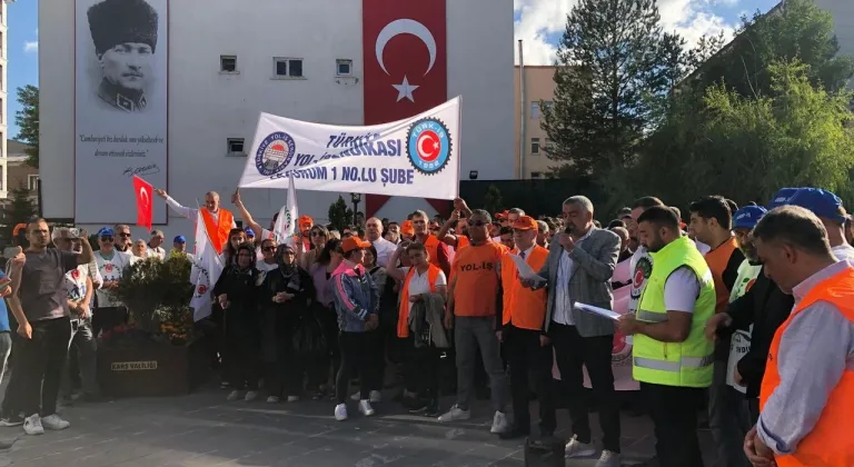 Kars’ta TÜRK-İŞ’e Bağlı Sendikalar: “Sefalet ücretini kabul etmiyoruz”