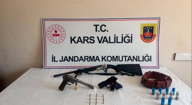Kars’ta yasadışı silah operasyonu: 4 şüpheliye adli işlem ve para cezası