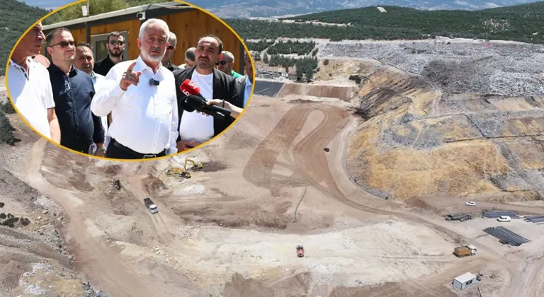 Katı Atık Tesisi’nde 3. lot çalışmaları hızla sürüyor