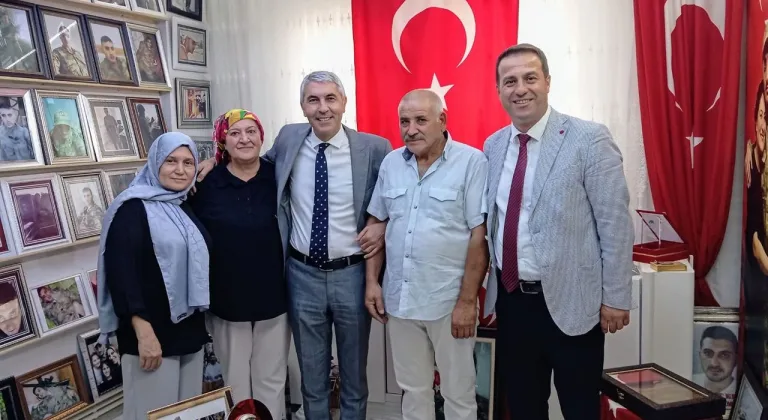 Kaymakam Coşkun'dan şehit ailesine anlamlı ziyaret