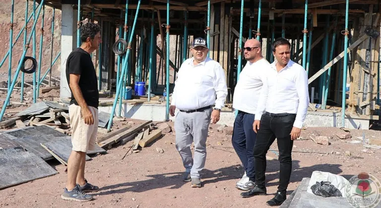 Keçiborlu’da spor yatırımları yerinde incelendi