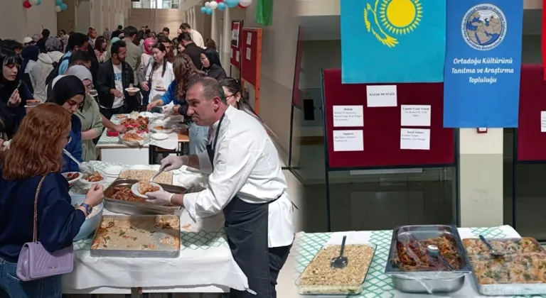 Kırıkkale’de Ortadoğu ve komşu ülkelerin mutfak kültürü tanıtıldı