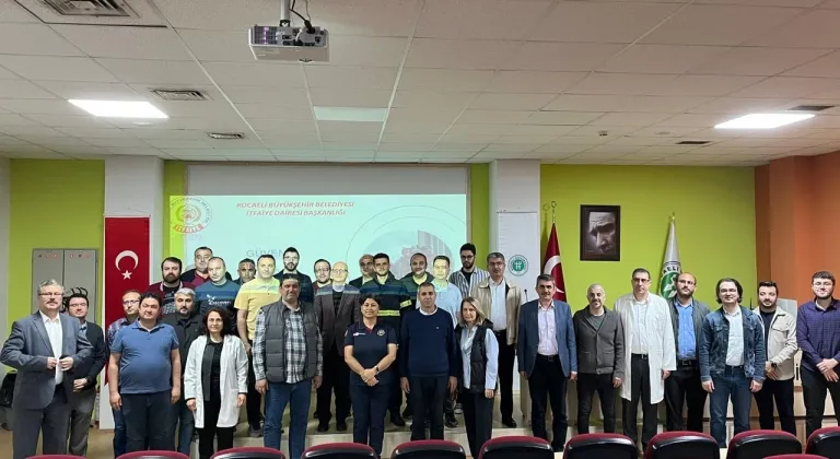 Kocaeli İtfaiyesi’nden KOÜ personeline eğitim