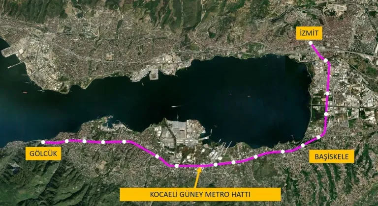 Kocaeli’nin geleceğini raylarla şekilleniyor: Güney Metro Hattı için projelendirme ihalesi yapılacak
