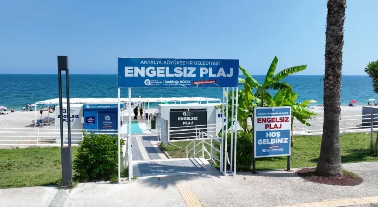 Konyaaltı engelsiz plajı yaza hazır!
