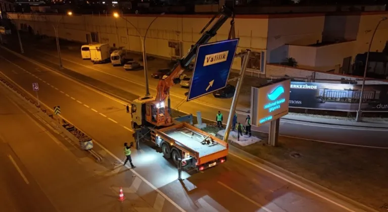 L tipi levhalar, trafik akışını rahatlatıyor
