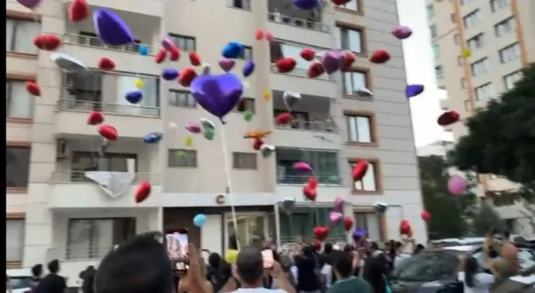 Lösemiyi yenen 14 yaşındaki Efrin’e Diyarbakır’dan balonlarla destek