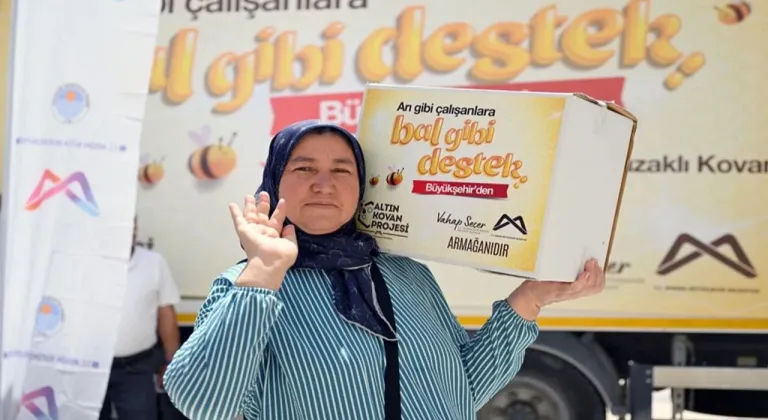 Mersin’de arıcılara “Bal gibi” destek