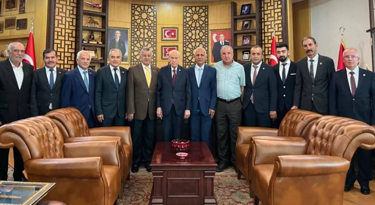 MHP Isparta heyetinden genel başkan Bahçeli’ye ziyaret