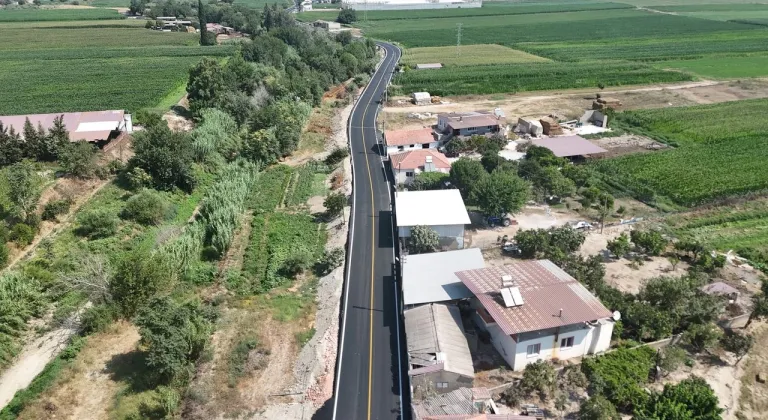Milas kırsalındaki 80 milyonluk yol yatırımı tamamlandı