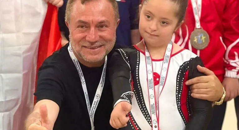 Muğlalı özel sporcu Serra Soysal, Cimnastik Avrupa Şampiyonası'nda tarih yazdı