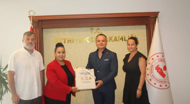 MuğlatürkTV ekibi Fethiye Kaymakamı Fatih Akkaya'yı ziyaret etti