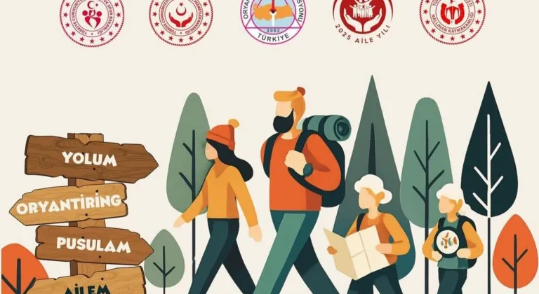 Nallıhan'da aile temalı oryantiring etkinliği