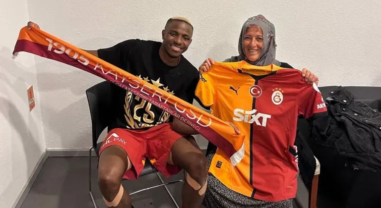 “Osimhen Teyze” muradına erdi: Kayserili çiftçinin el emeği, dünya yıldızına ulaştı!