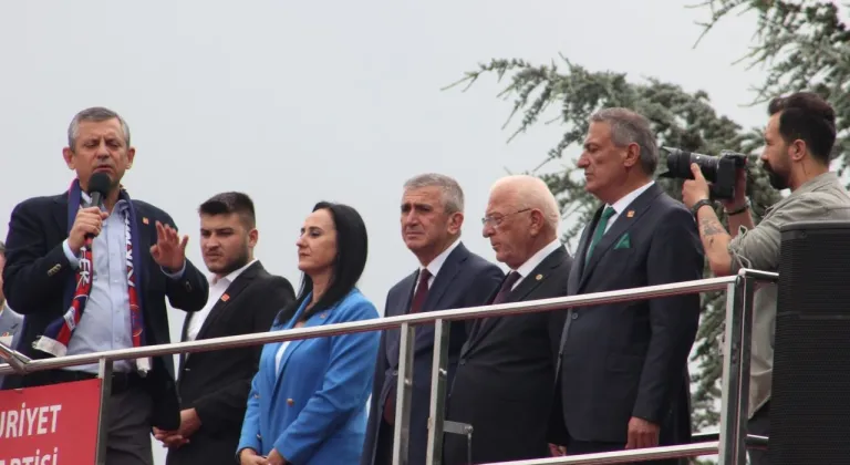 Özgür Özel, Düzce mitinginde Erdoğan’a seslendi