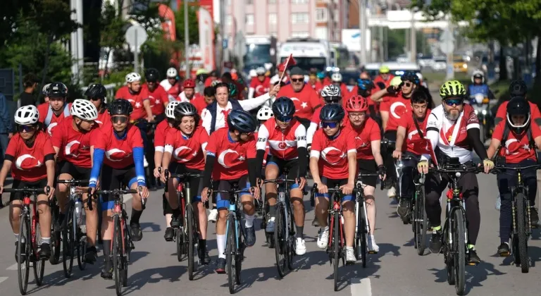 Pedallar 19 Mayıs ruhu ile çevrildi