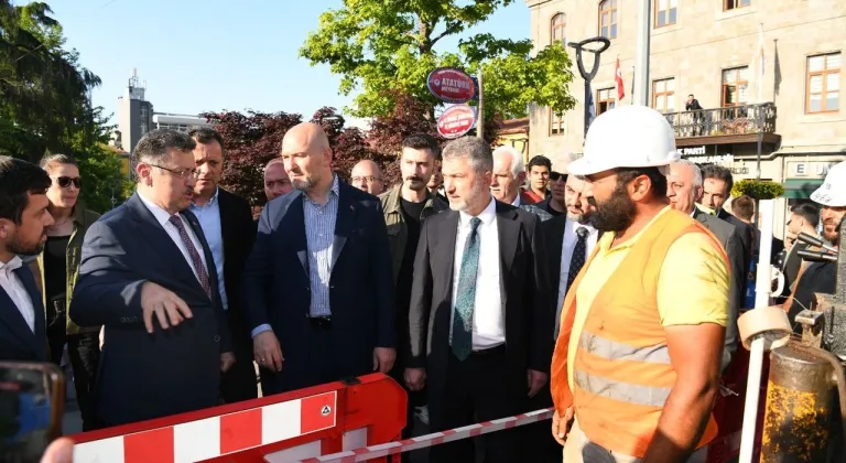 Raylı sistem projesi Trabzon'da hızla ilerliyor