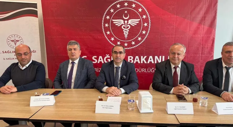 Rize İl Sağlık Müdürlüğü mevcut durumu ve yeni projeleri paylaştı