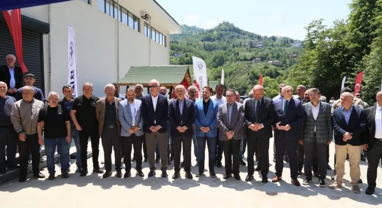 Rize'de modern mezbahane açılışı yapıldı