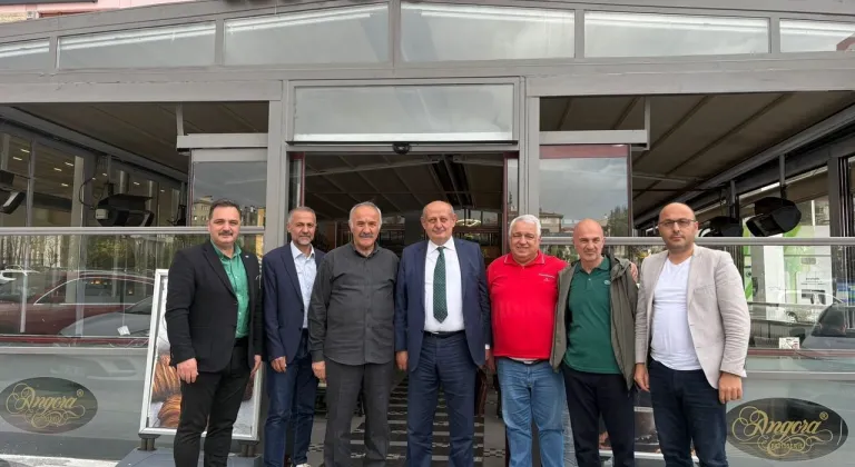 Rize’ye hizmet etmiş iki isim Başkent'te buluştu