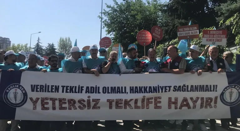 Sağlık-Sen’den hükümetin zam teklifine: Yetersiz teklife hayır!