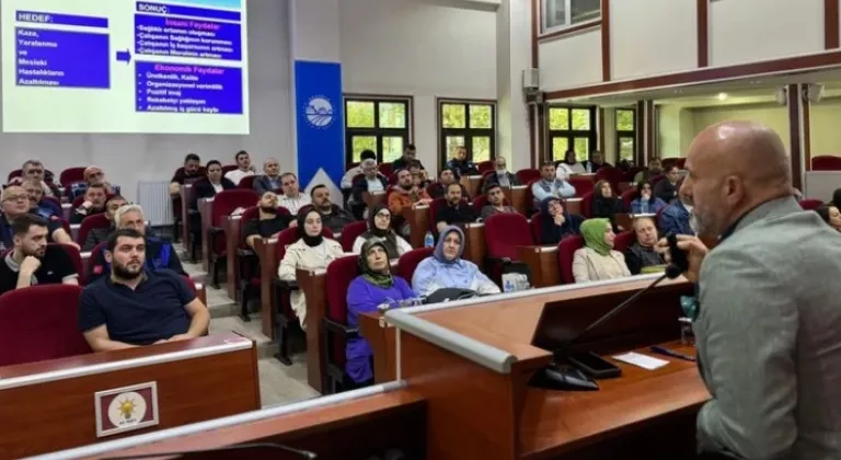 Sakarya Büyükşehir Belediyesi’nden Personeline İş Güvenliği Eğitimi

