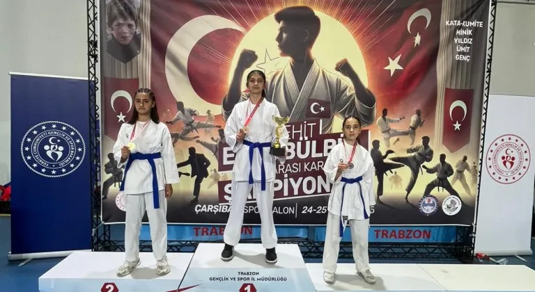 Şehit Eren Bülbül İllerarası Karate Şampiyonası'nda büyük başarı!