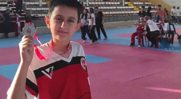 Şehit Serkan Çağlayan İlkokulu öğrencisi Kick Boks’ta Ankara 2.'cisi