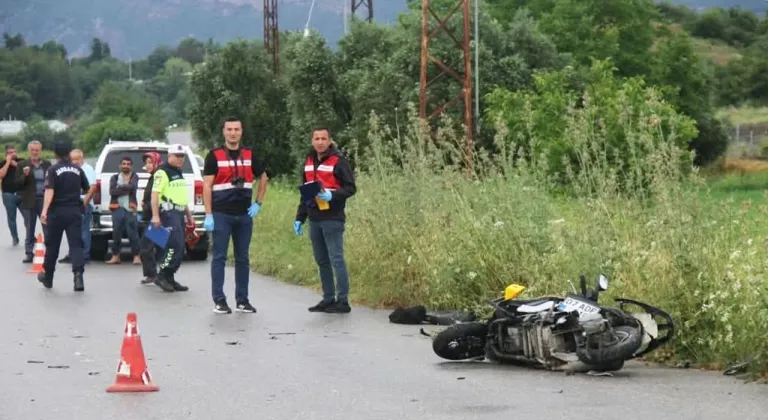 Serik'te trafik kazası: Motosiklet sürücüsü hayatını kaybetti