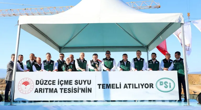 Tarım Bakanı Yumaklı, Düzce İçme Suyu Arıtma Tesisi'nin temelini attı
