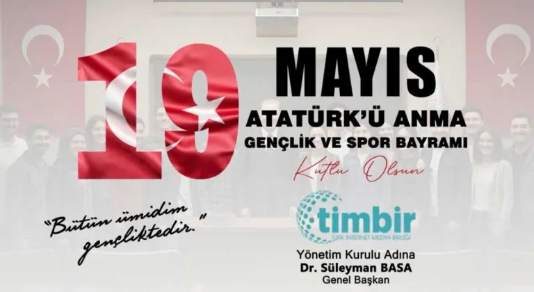 TİMBİR'den 19 Mayıs mesajı