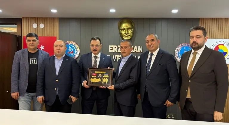 TİMBİR’den Erzincan TSO Başkanı Ahmet Tanoğlu’na ziyaret