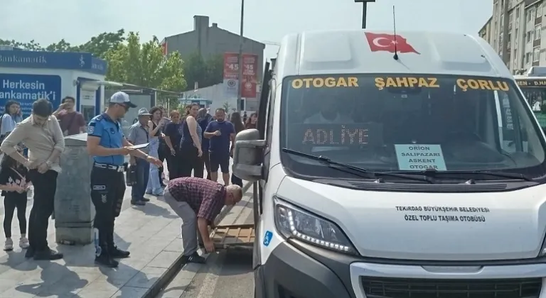 Trafik Zabıta Ekipleri Toplu Taşıma Araçlarında Klima ve Engelli Rampası Denetimi Yaptı