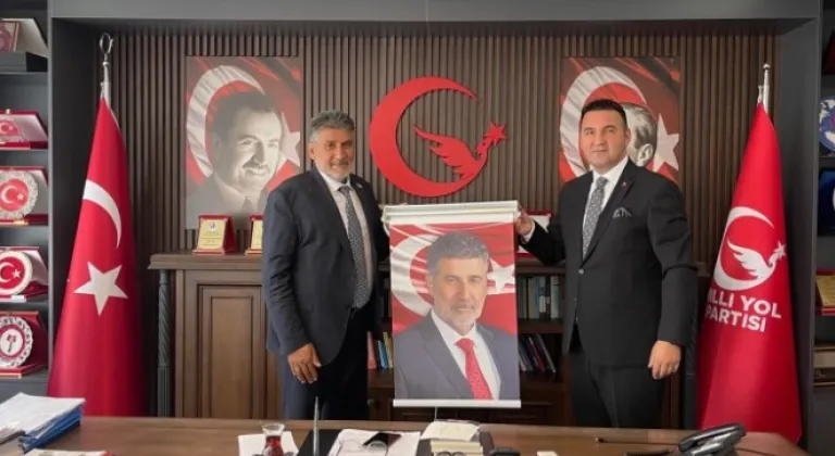 TÜMKON Heyeti Milli Yol Partisi’ni Ziyaret Etti