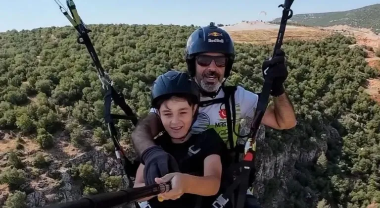 Türk Hava Kurumu, depremzede Mahmut Efe'yi unutmadı
